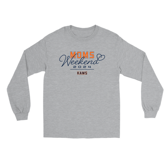 KAMS Moms Weekend Grey Long Sleeve Shirt (Shipping Only)