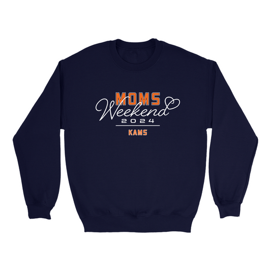 KAMS Moms Weekend 2024 Navy Crewneck (Shipping Only)