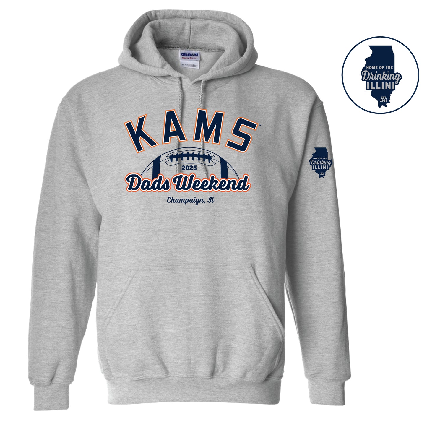 KAMS Dads Weekend 2025 Grey Hoodie (pickup only) MUST CHOOSE PICKUP TO CHECK OUT