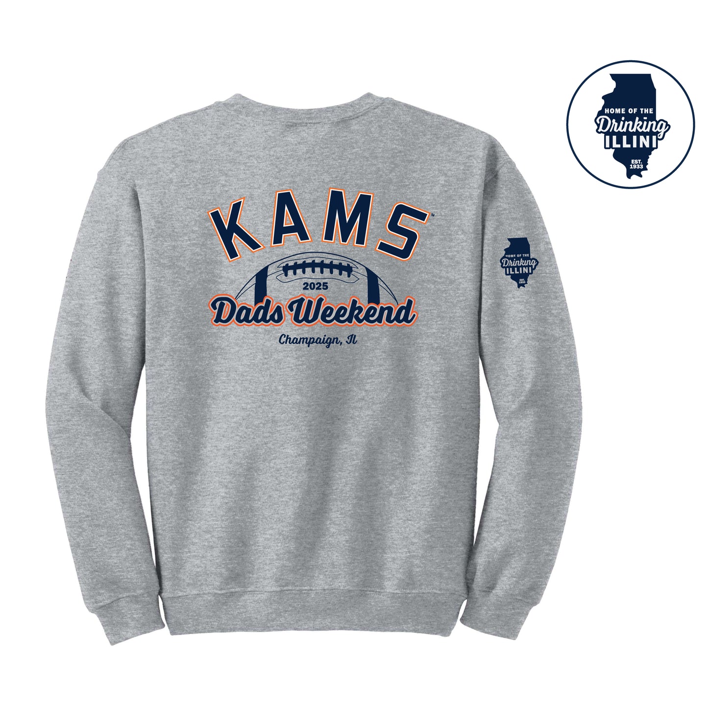 KAMS Dads Weekend 2025 Grey Sweatshirt (Pickup only) MUST CHOOSE PICKUP TO CHECK OUT
