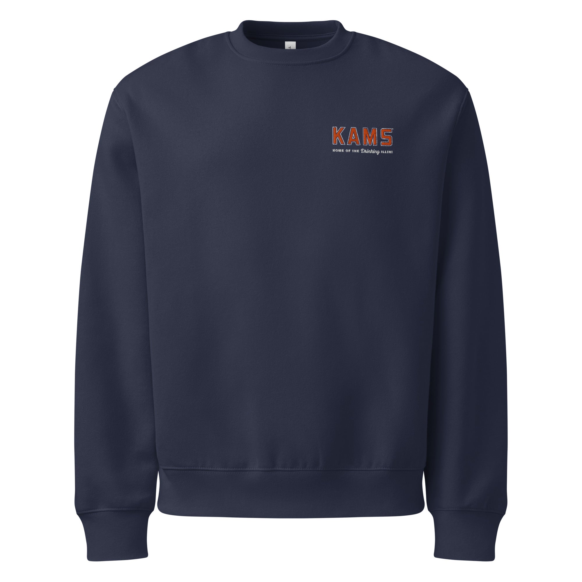 KAMS Embroidered Bella Canvas Oversized Sweatshirt – KAMS Champaign