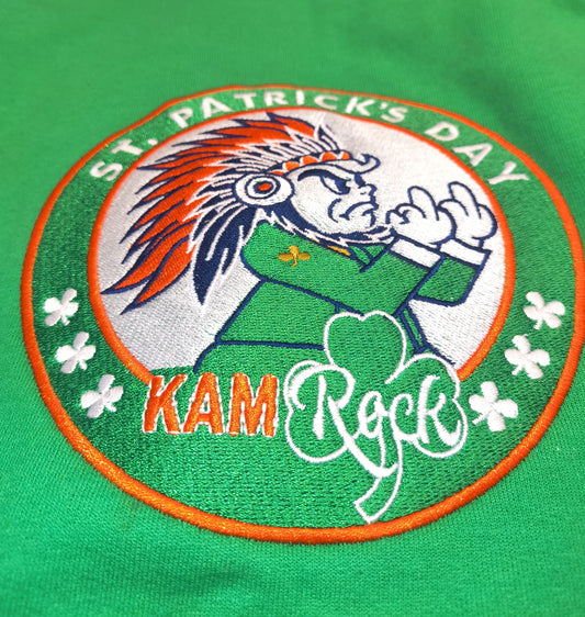 KAMRock 2026 Oversized Embroidered Logo Hoodie