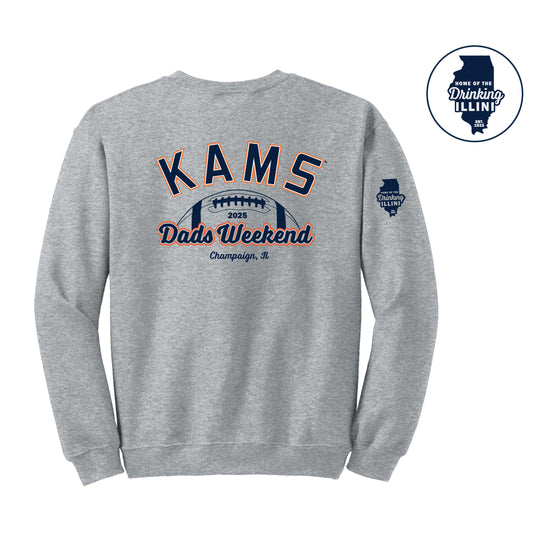 KAMS Dads Weekend 2025 Grey Sweatshirt (Pickup only) MUST CHOOSE PICKUP TO CHECK OUT