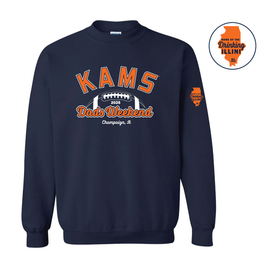 KAMS Dads Weekend 2025 Navy Sweatshirt (Pickup only)  MUST CHOOSE PICKUP TO CHECK OUT