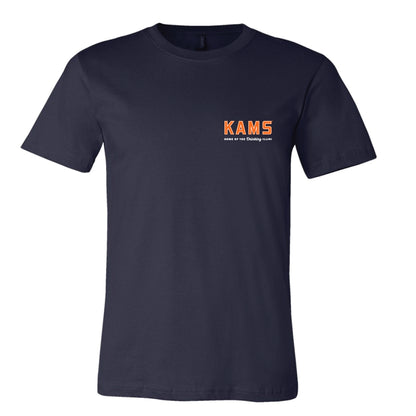 KAMS Dads Stadium Design Navy Bella + Canvas Short Sleeve T-Shirt (Pickup Only - MUST CHOOSE PICKUP TO CHECK OUT)