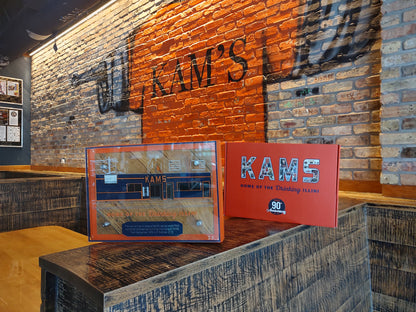 KAMS Commemorative Daniel Street Bar Wall Piece with bonus KAMS Winter Gloves - IN STOCK! Ships Fast!