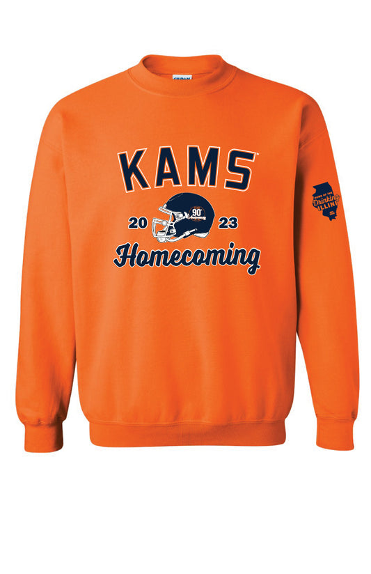 KAMS Homecoming 2023 Orange Crewneck Sweatshirt (Pickup Only) Oct 19th-21st at KAMS