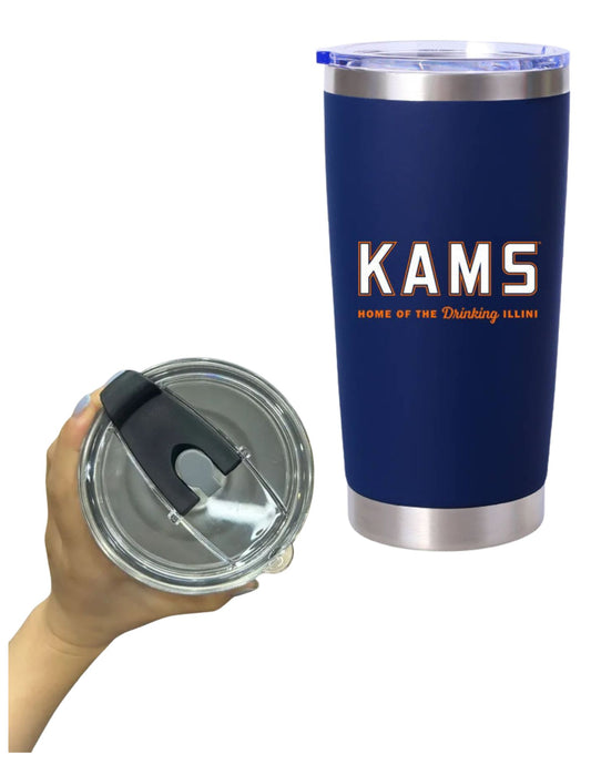 KAMS 20oz Double Wall Insulated Stainless Steel Tumbler