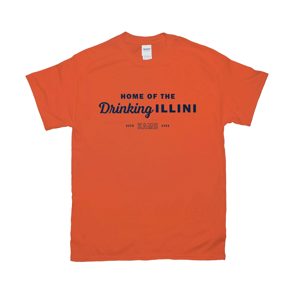 Drinking Illini Classic Orange Soft Style T-Shirt