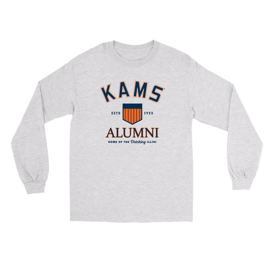 KAMS Alumni Long Sleeve T-Shirt Grey