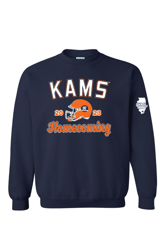 KAMS Homecoming 2023 Navy Crewneck Sweatshirt (Pickup Only) Oct 19th-21st at KAMS