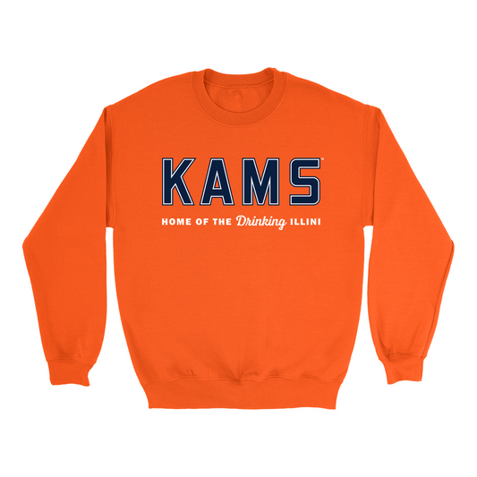 Classic KAMS Logo Sweatshirt (Orange)